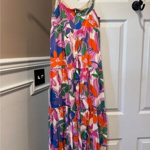 Stroia. - Colorful Floral Maxi Dress - Size Small